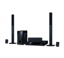 Домашний кинотеатр Blu-ray 3D с функцией LG Smart TV и возможностью настенного крепления колонок