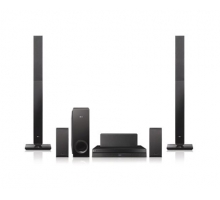 Домашний кинотеатр Blu-ray 3D с функцией LG Smart TV и возможностью настенного крепления колонок