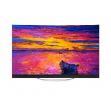 Изогнутый OLED 4K телевизор. Оснащен CINEMA 3D и webOS