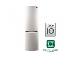 Холодильник LG Total No Frost с Линейным Инверторным Компрессором, цвет: серебристый. Высота 190см.