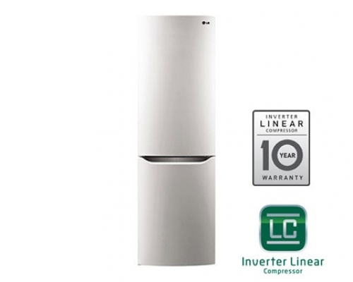 Холодильник LG Total No Frost с Линейным Инверторным Компрессором, цвет: серебристый. Высота 190см. - GA-B419SLCZ Холодильник LG Total No Frost с Линейным Инверторным Компрессором, цвет: серебристый. Высота 190см. - GA-B419SLCZ