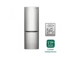Холодильник LG Total No Frost с Линейным Инверторным Компрессором, цвет: нержавеющая сталь. Высота 190см.