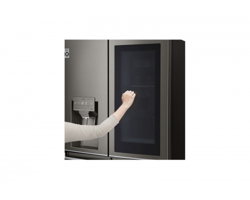 Объем 705л | InstaView Door-in-Door | Сияющий черный | DoorCooling+, Диспенсер для воды и льда - GR-X24FMKBL Объем 705л | InstaView Door-in-Door | Сияющий черный | DoorCooling+, Диспенсер для воды и льда - GR-X24FMKBL
