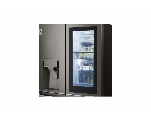 Объем 705л | InstaView Door-in-Door | Сияющий черный | DoorCooling+, Диспенсер для воды и льда - GR-X24FMKBL Объем 705л | InstaView Door-in-Door | Сияющий черный | DoorCooling+, Диспенсер для воды и льда - GR-X24FMKBL