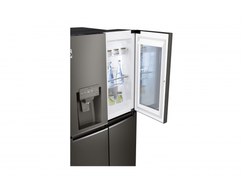 Объем 705л | InstaView Door-in-Door | Сияющий черный | DoorCooling+, Диспенсер для воды и льда - GR-X24FMKBL Объем 705л | InstaView Door-in-Door | Сияющий черный | DoorCooling+, Диспенсер для воды и льда - GR-X24FMKBL