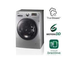 Паровая стиральная машина LG Inverter Direct Drive с технологией 6 MOTION
